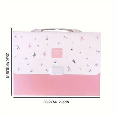 13 Grid Accordion Bag A4 Functional File Folder Document Bag