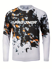 Men's Graffiti Long Sleeve Off-road T-shirt for Motorcycling