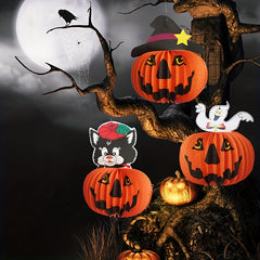 Halloween Pumpkin Lantern Ghost Bar Nightclub Decoration Props