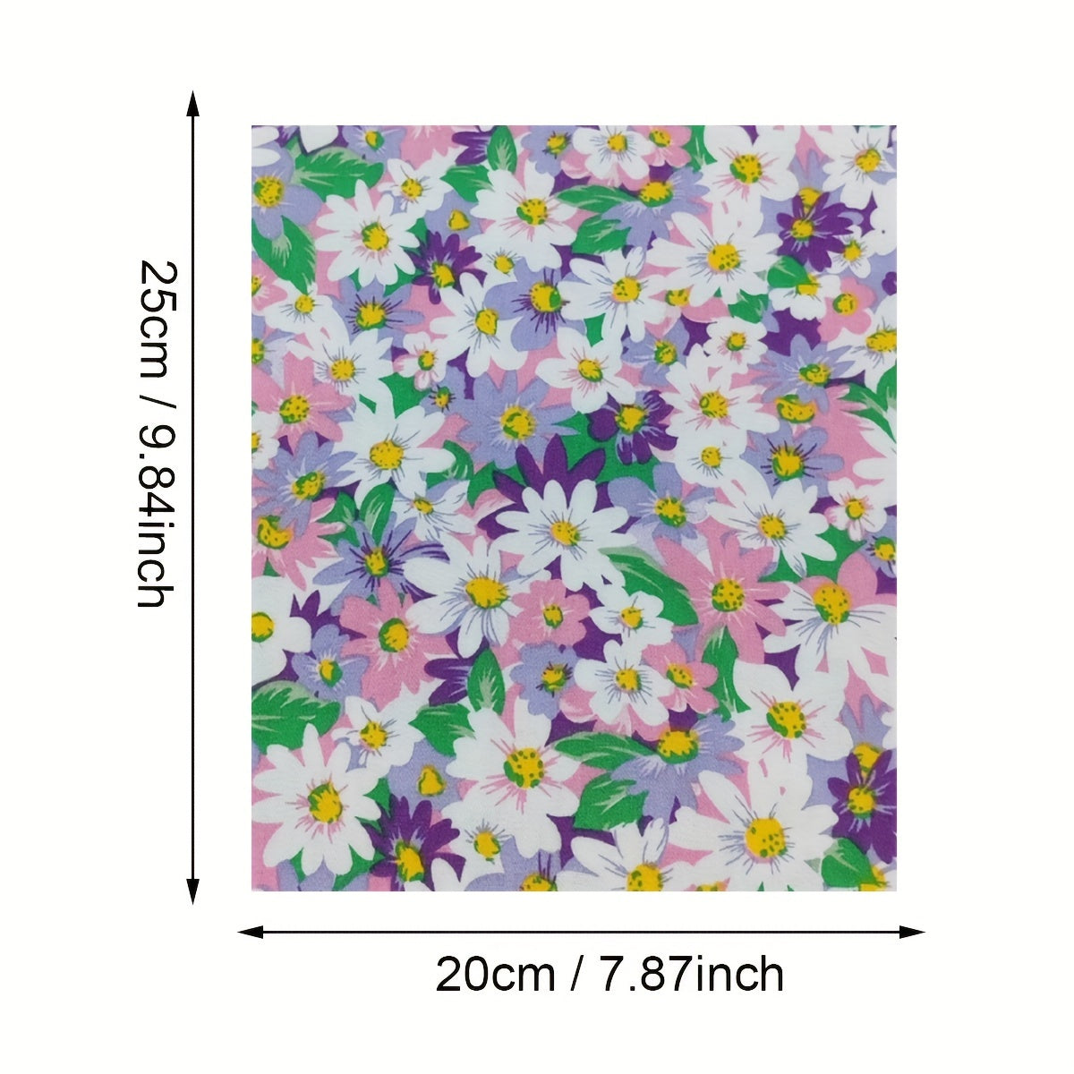 8pcs Printed Cotton Fabric 20x25cm Sewing Quilting Patchwork Material