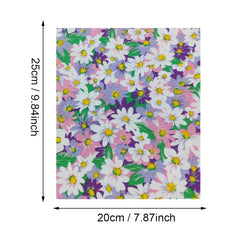 8pcs Printed Cotton Fabric 20x25cm Sewing Quilting Patchwork Material