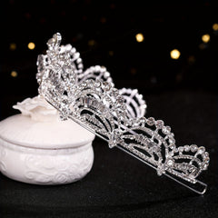 Bridal Rhinestone Tiara Crown Crystal Hairpiece