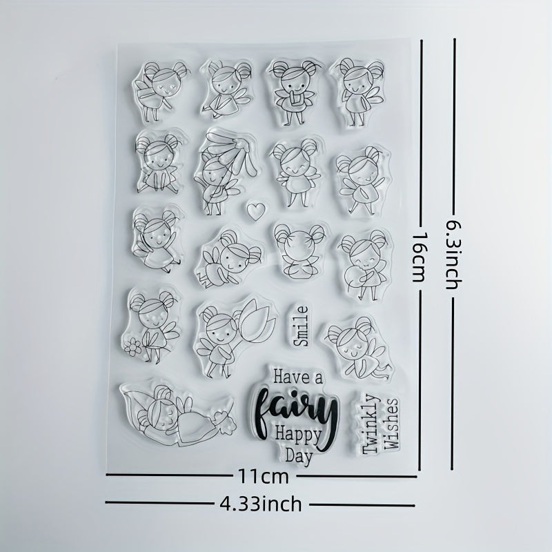 Reusable Cartoon Journal Stamp for DIY Crafts