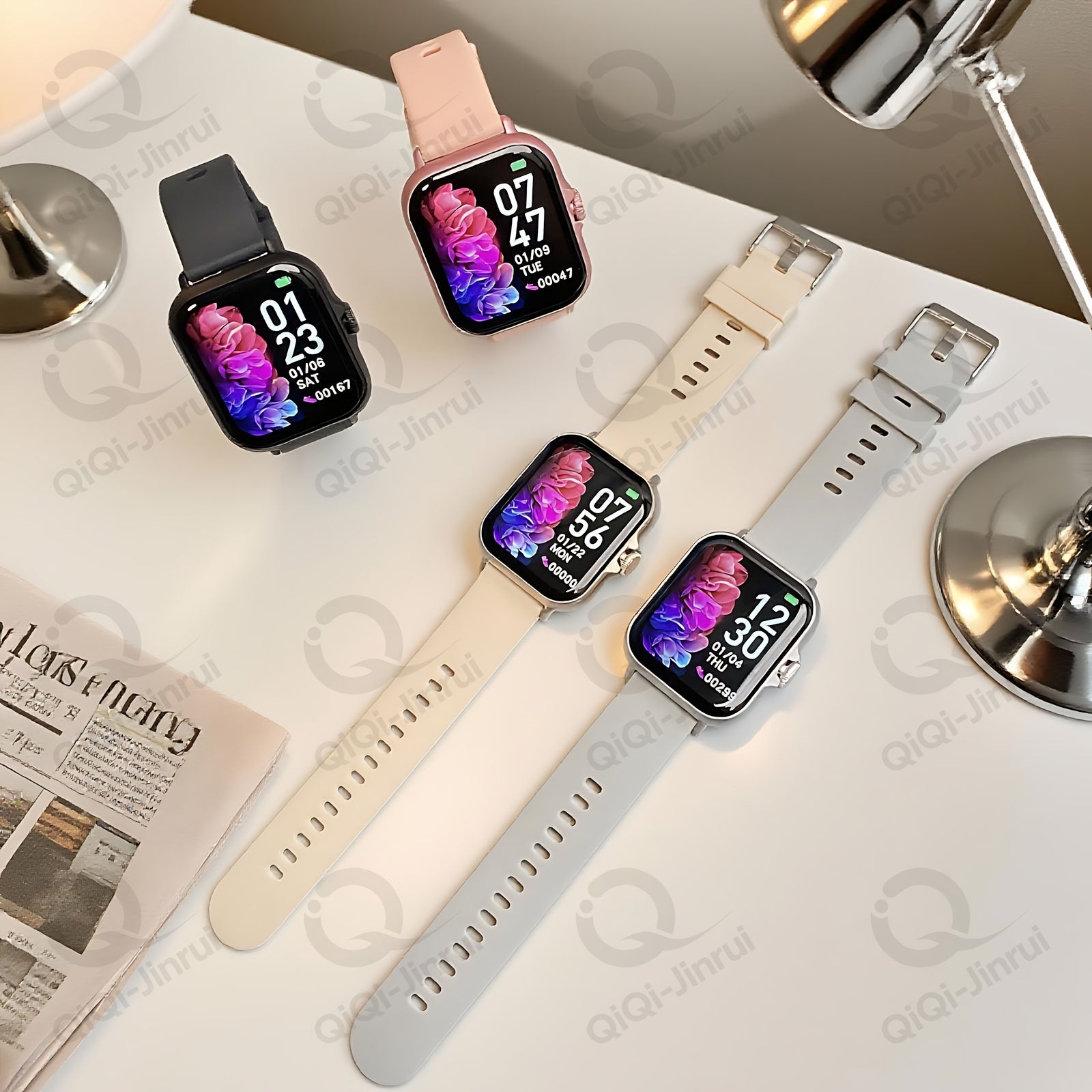1.83 in Touch Sports Smartwatch Unisex with Call Alerts