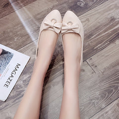 Women's Bow Decor Soft Sole Ballet Flats
