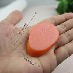 5pcs PVC Hot Dog Sausages Realistic Food Style Sliced Sausages