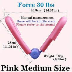 Pink Medium Yoga Fitness Pelvic Floor Muscle Trainer