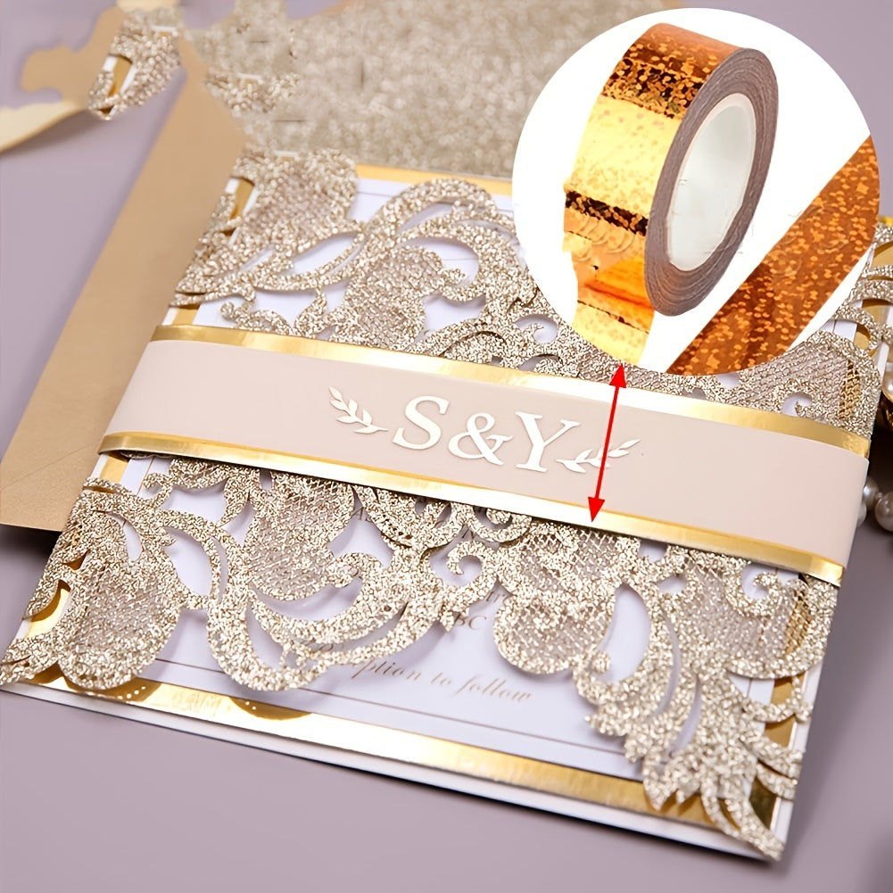 1pc Laser Foil Tape Adhesive for DIY Scrapbooking Decorations