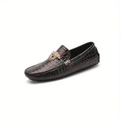 Men's Slip On PU Loafers Casual Outdoor Walking Shoes