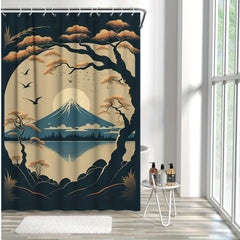 Waterproof Polyester Fabric Shower Curtain
