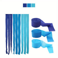 3pcs Crepe Paper Streamers Party Decorations Wedding DIY Making
