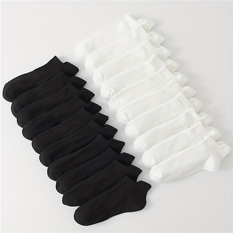 20 Pairs Lightweight Low Cut Sports Socks Women's Stockings