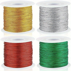 20m 1mm Golden Rope Twine Ribbon Wedding Packing Cords Rope DIY Craft String