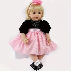 22 Inch Reborn Doll Soft Vinyl Silicone Lifelike Reborn Baby Toddler Toy