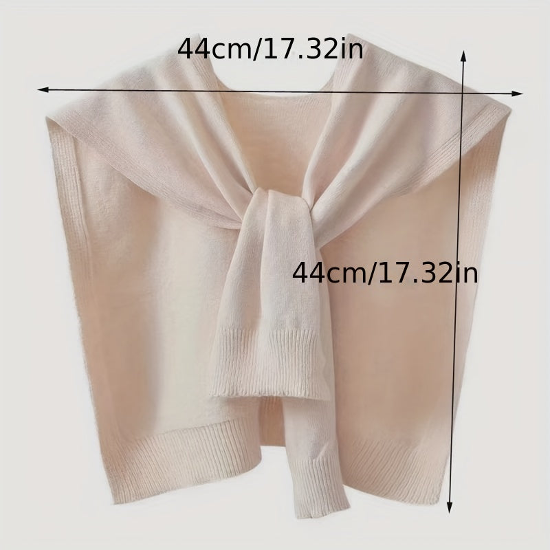 Candy Knit Shawl Warm Wrap Cape Windproof Cardigan