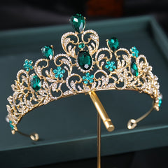 Rhinestone Bridal Tiara Crown Headband for Women Wedding Hair Jewelry
