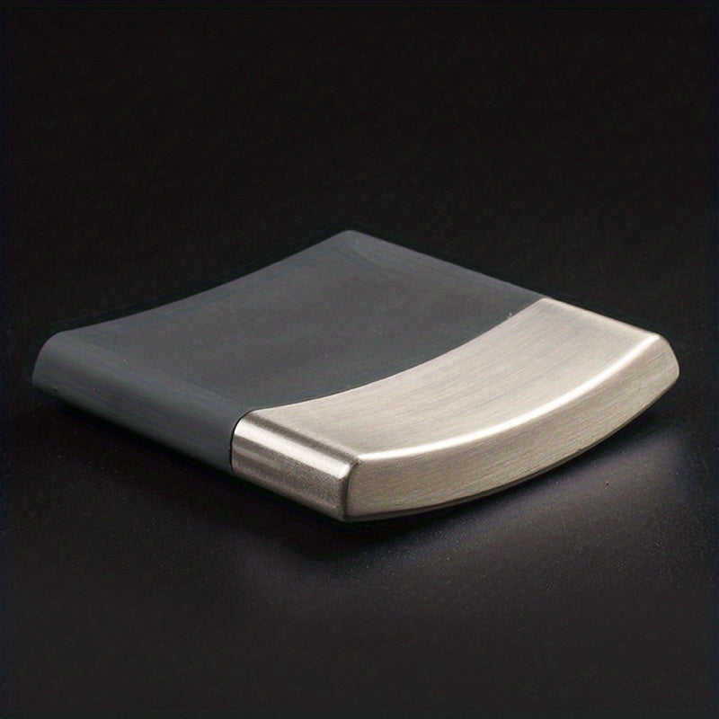 Men's Portable Cigarette Box with Arch Partition Design