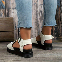 Women's Open Toe Beach Sandals Anti Slip Thick Bottom Outdoor Shoes