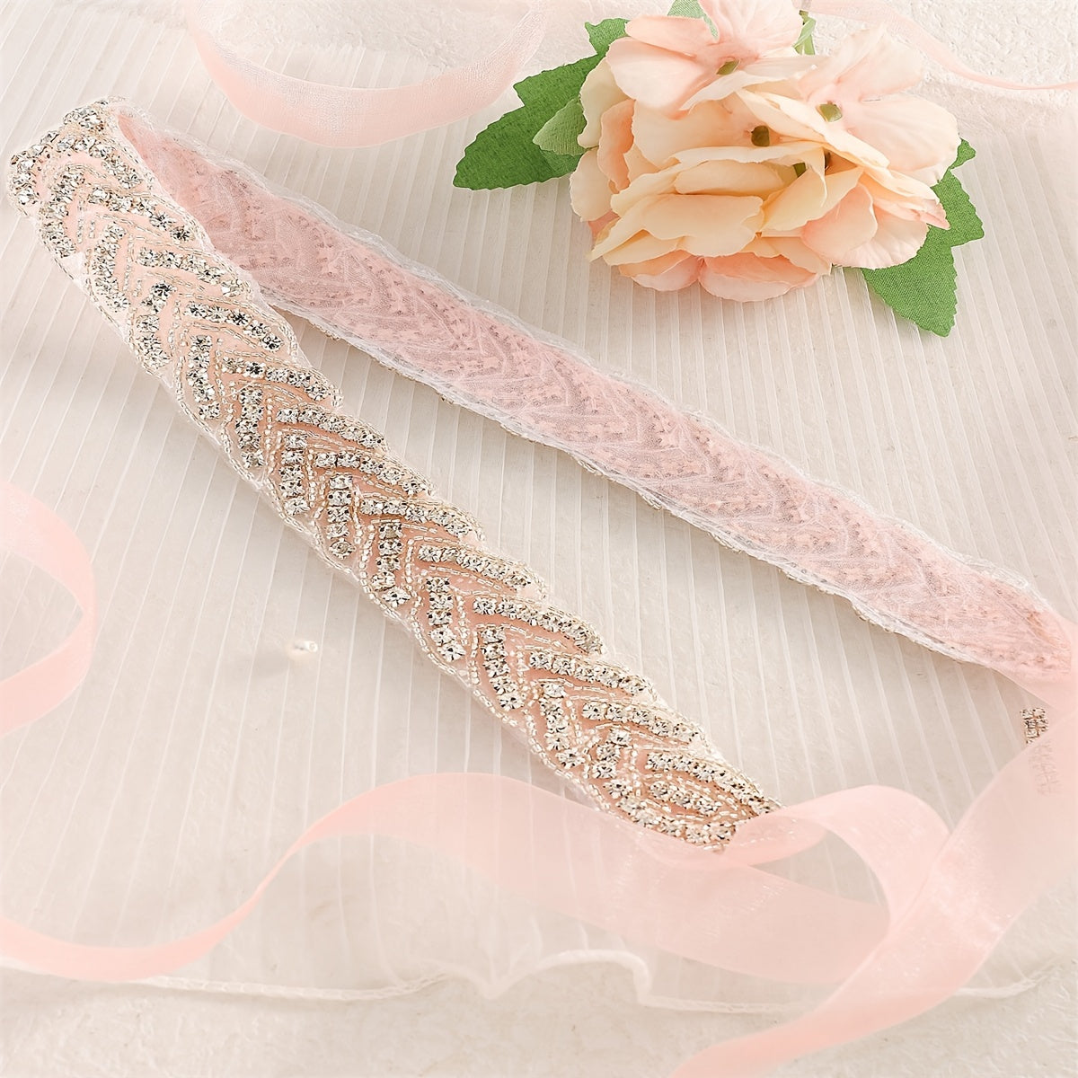 Bridal Rhinestone Waist Chain for Wedding Dress