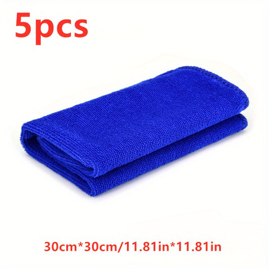 5pc 180GSM Microfiber Car Cleaning Towel
