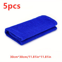 5pc 180GSM Microfiber Car Cleaning Towel