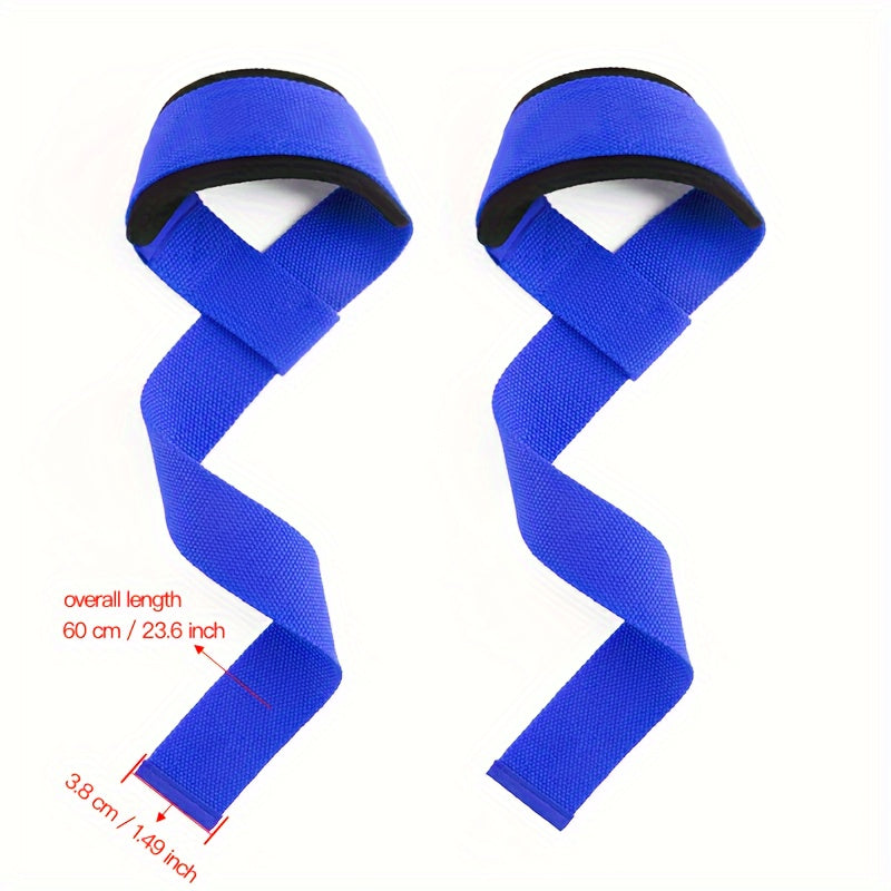 2pcs Padded Weightlifting Wrist Strap - Bodybuilding Strength Training