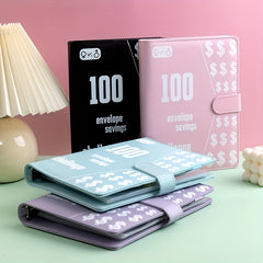 Savings Challenge Binder A5 Planner - Replaceable Core, Inner Lining, Cardboard