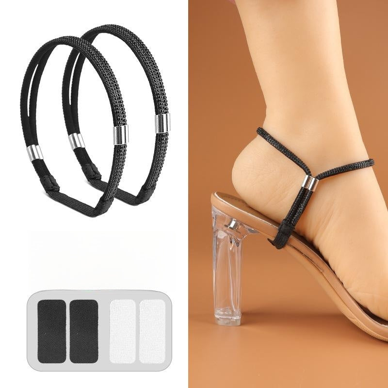 Elastic High Heels Shoe Straps Anti Drop Heel Straps Replacement