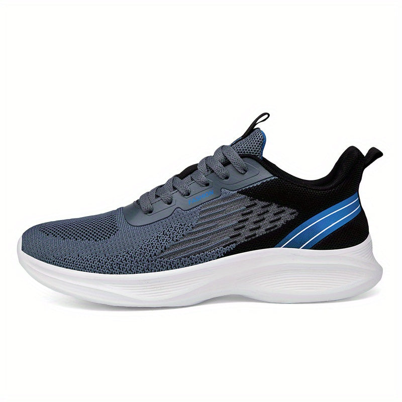 Men's Weave Knit Casual Shoes Lightweight Non Slip Sneaker