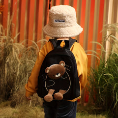 Kids Cartoon Bear School Bag Lightweight Backpack Boys Girls
