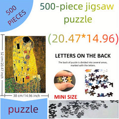 1000 Piece Paper Puzzle Klimt's The Kiss Replica