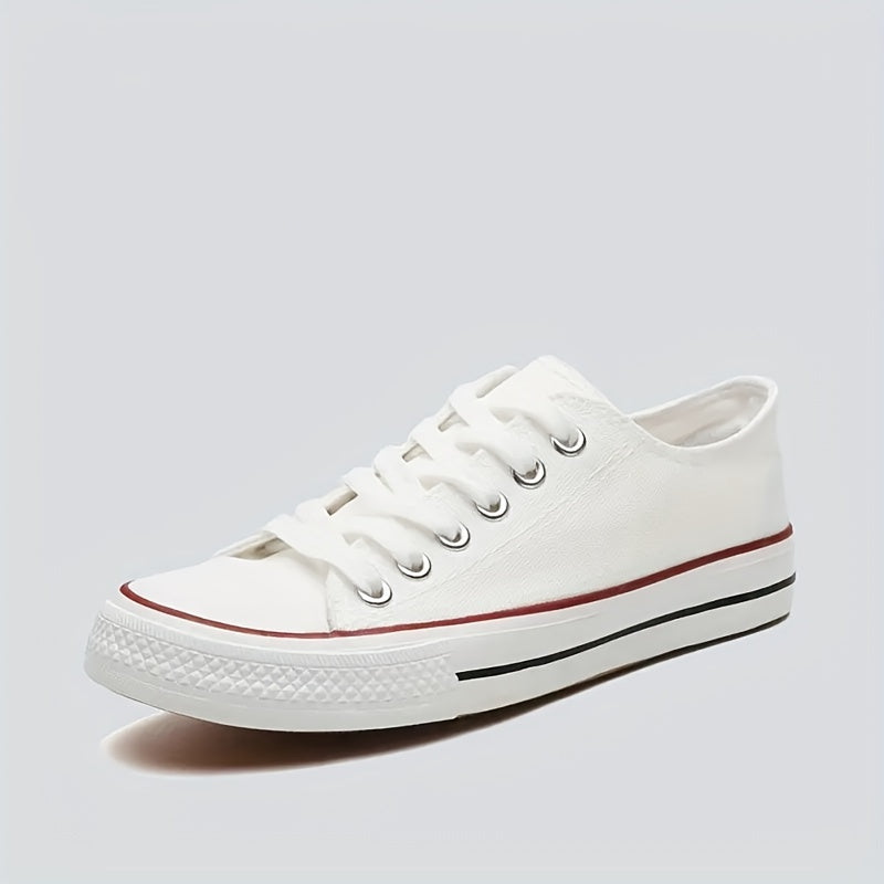 Women's Canvas Lace Up Outdoor Shoes Lightweight Walking Shoes