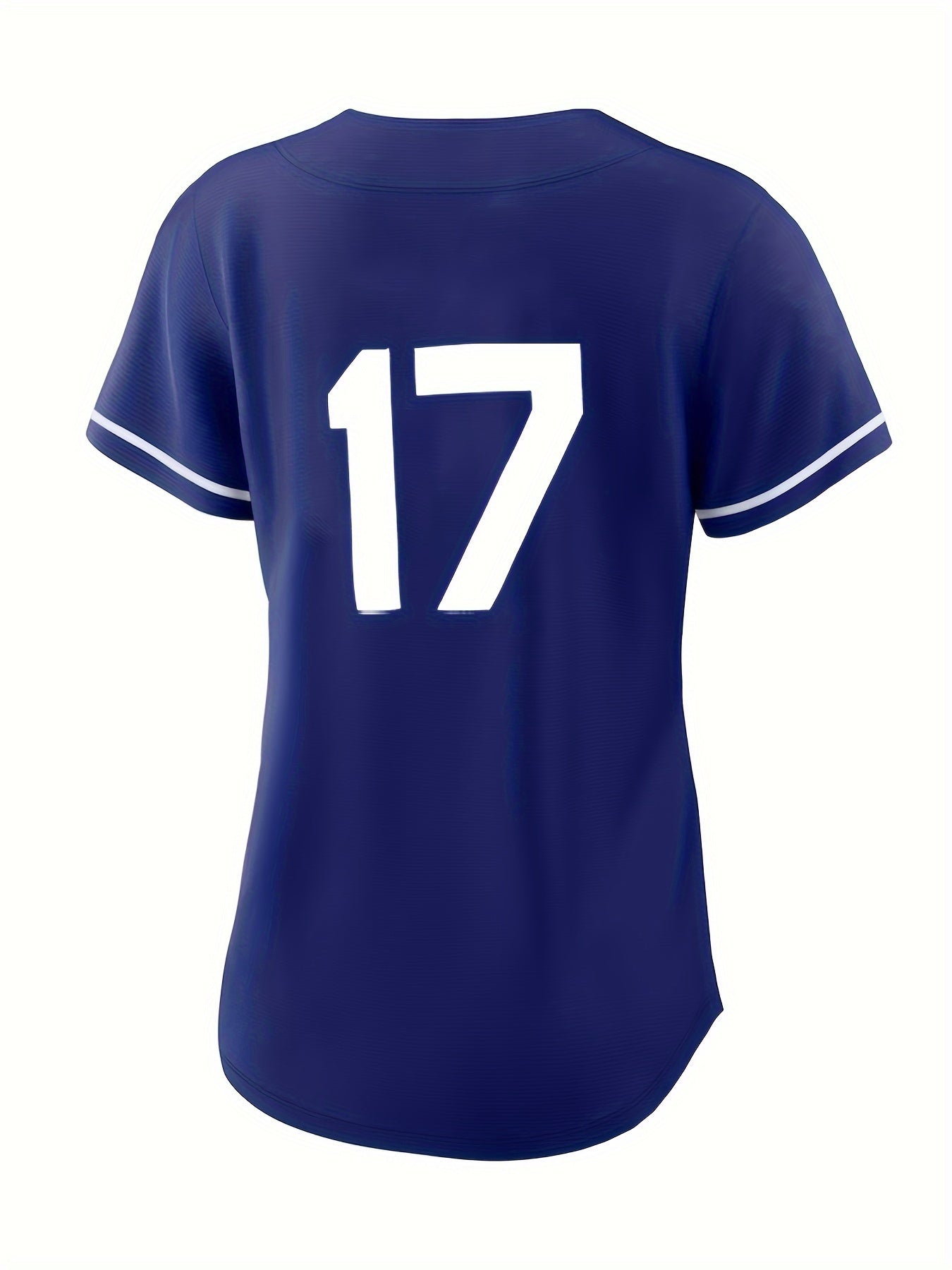 Women's LA #7 Baseball Jersey V Neck Short Sleeve Sports T-Shirt