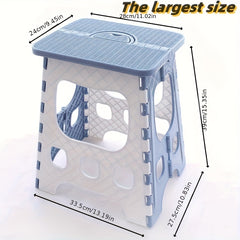 Portable Folding Stools With Handle Lightweight Compact Foldable Chair