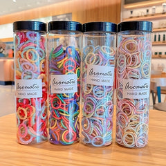 300pcs Colorful Hair Bands Hair Ties Elastic Hair Accessories for Girls Kids
