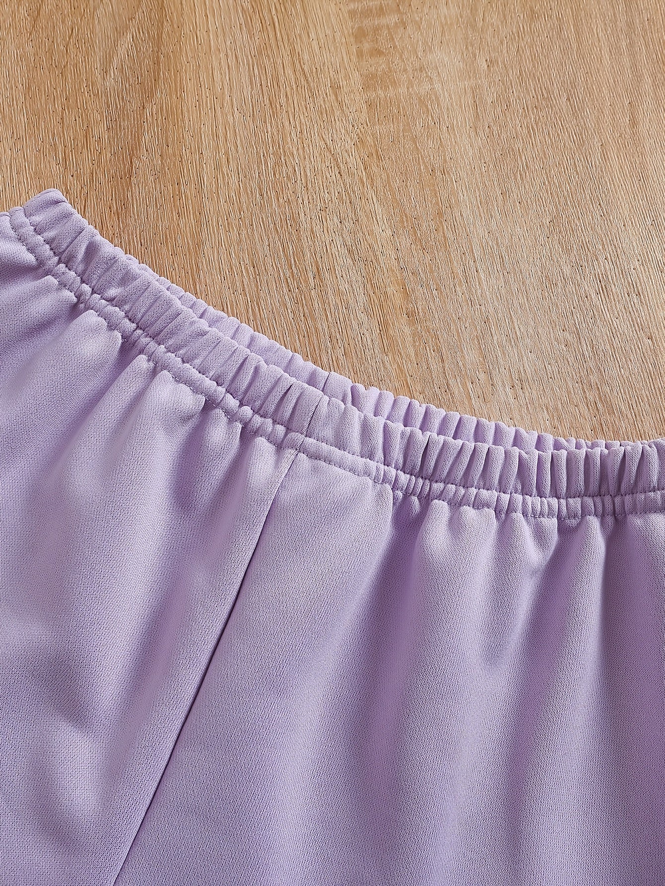 LOS ANGELES Jacquard Girl's Hoodie & Shorts Set