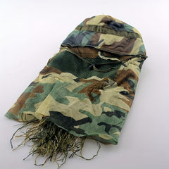 Sniper Camo Ghillie Suit Head Cover