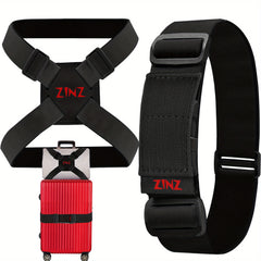 2PCS Luggage Bag Elastic Strap Adjustable Bag Strap Travel Accessories