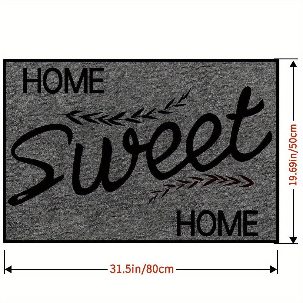 1pc Welcome Door Mat Non slip Front Door Outdoor Indoor Entrance Mat