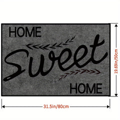 1pc Welcome Door Mat Non slip Front Door Outdoor Indoor Entrance Mat