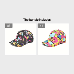 Geometric Printing Baseball Cap Men Outdoor Sunshade Hat