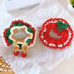 Christmas Knit Hair Ties Hair Clip for Kids
