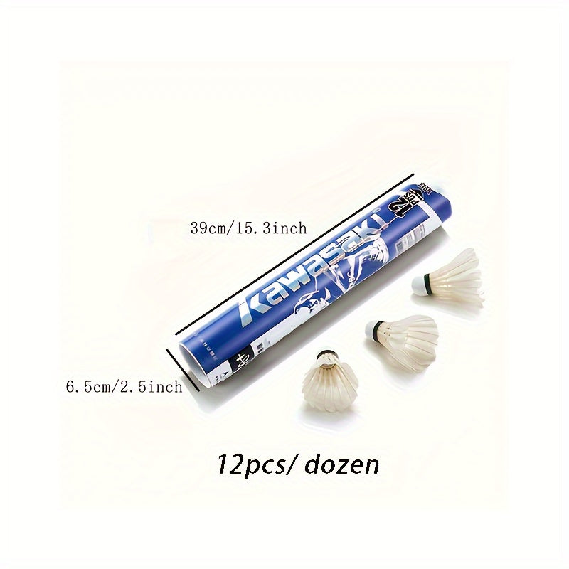 12PCS Badminton Shuttlecocks for Training