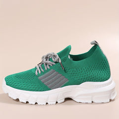 Women's Lightweight Woven Running Shoes Comfort Non slip Sports Shoes