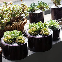 3pcs Silicone Flower Pot Molds Tea Lamp Candlestick Concrete Resin Molds