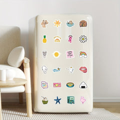 100pcs Cartoon Series Graffiti Stickers Waterproof Decorative Stickers DIY