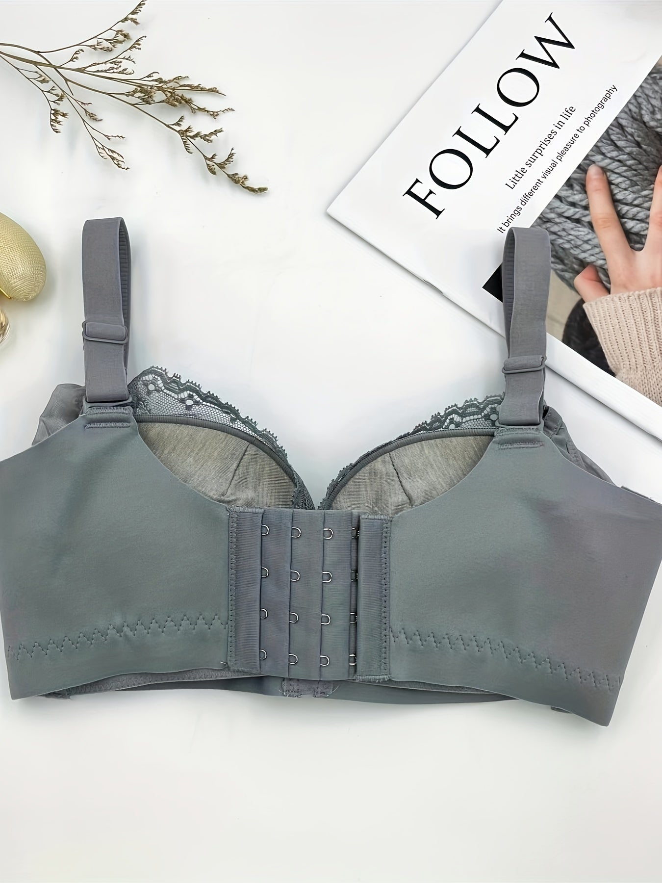 Lace Push Up Bra Comfy & Breathable Women's Lingerie