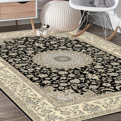 Persian Boho Area Rug Soft Large Machine Washable Non Slip Backing