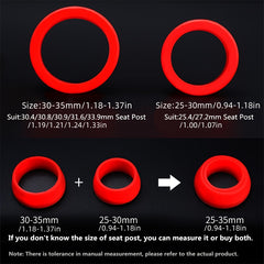 Mountain Road Bike Seat Post Dustproof Sleeve Waterproof Ring
