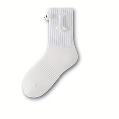 Cartoon Magnetic Holding Hand Socks, Soft & Comfortable